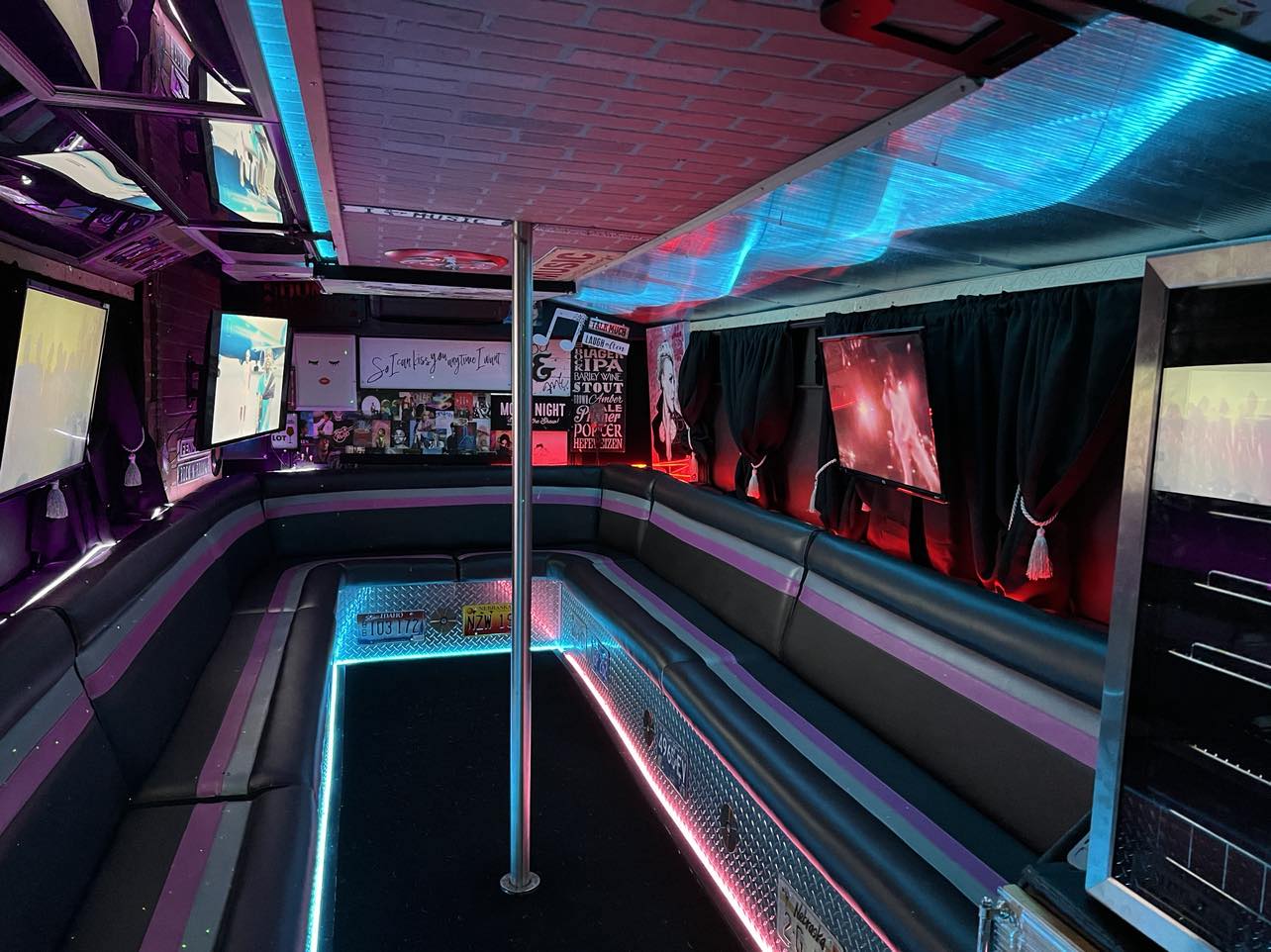 Party Bus — Electric Blue